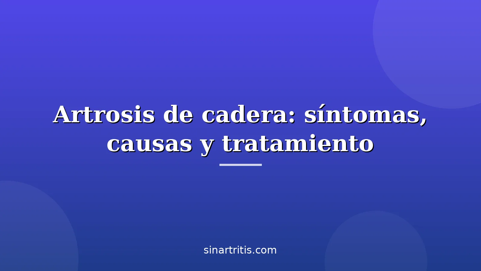 Ilustración anatómica de cadera con artrosis y desgaste